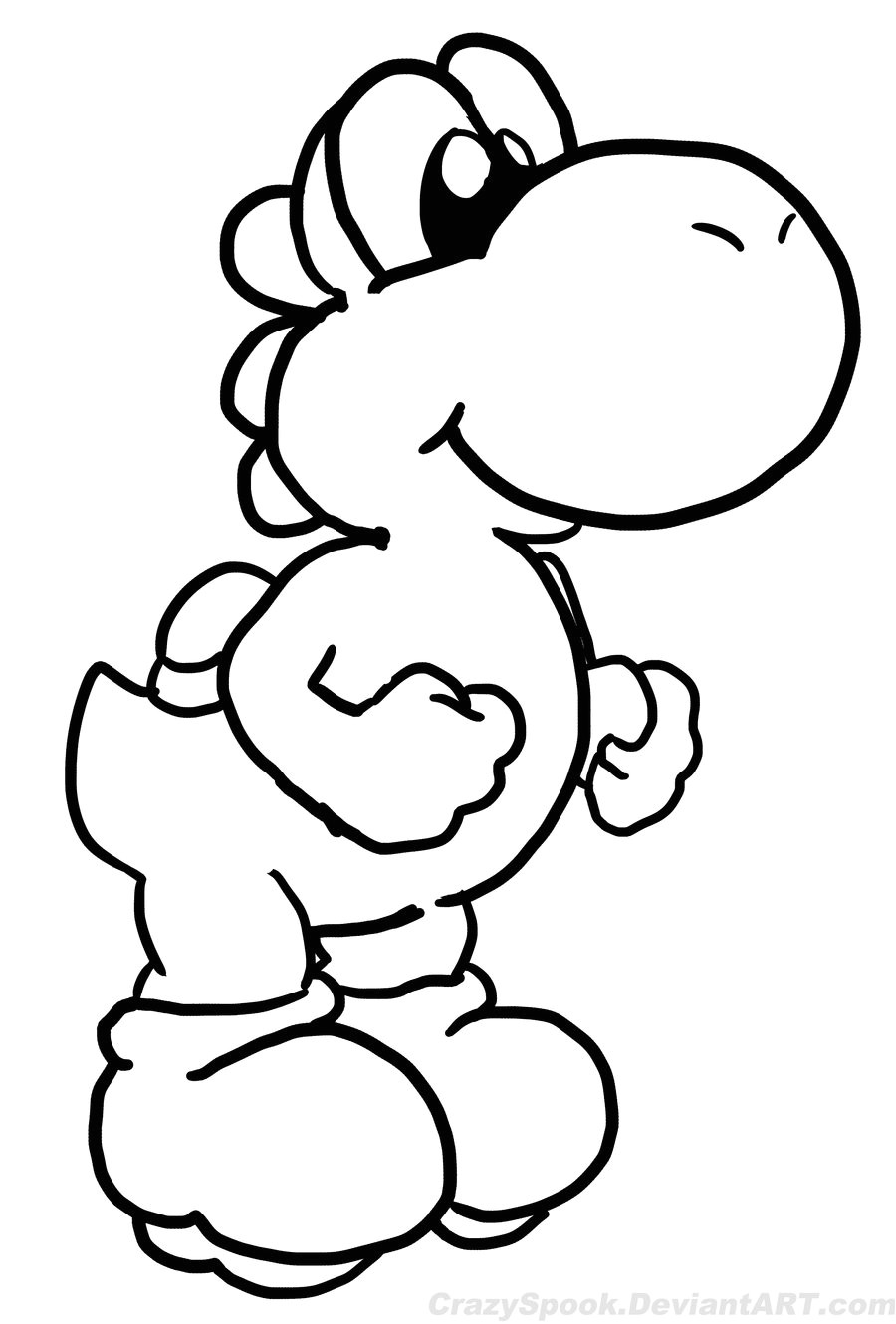 Coloriage toad Et Yoshi 24 Dessins De Coloriage Yoshi   Imprimer