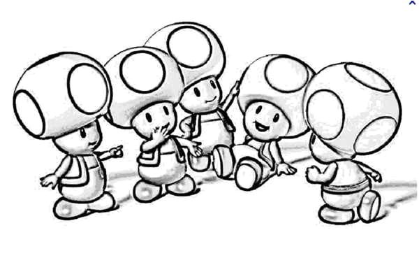 Coloriage toad Et Yoshi Coloriages   Imprimer Yoshi Numéro