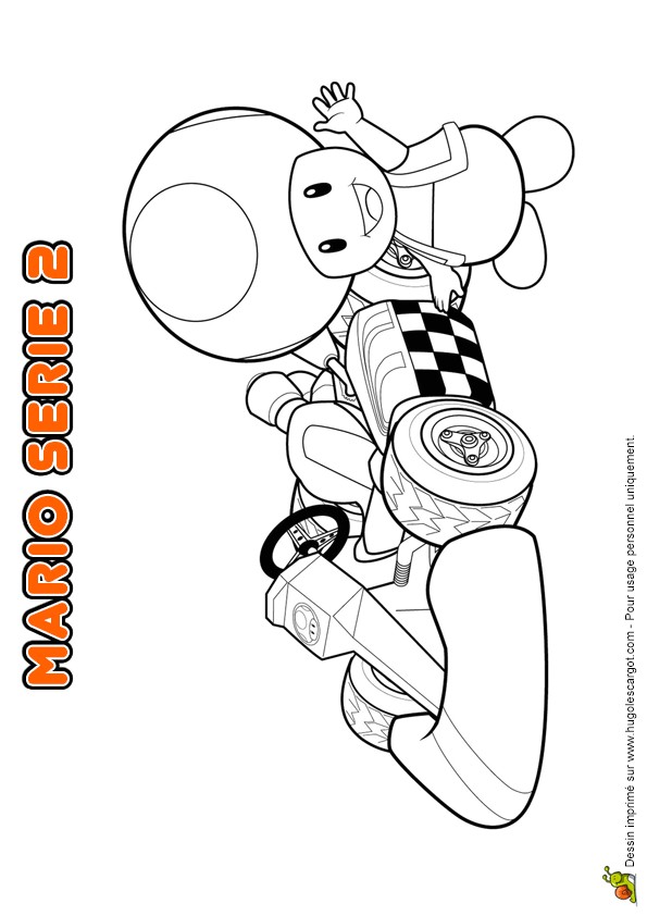 Coloriage toad Le Champignon Coloriage Nintendo Super Mario toad