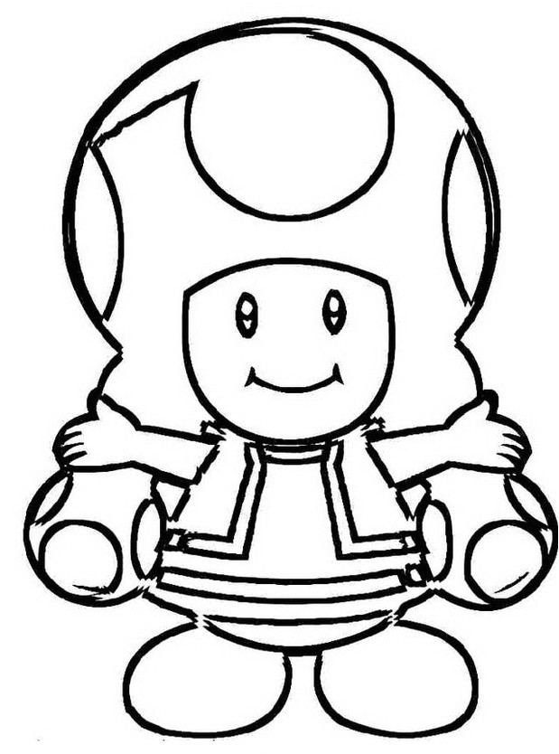 Coloriage toadette A Imprimer Coloriage Mario Bros Les Beaux Dessins De Dessin Animé   Imprimer