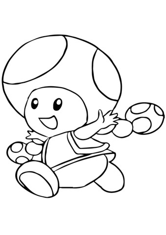 Coloriage toadette A Imprimer Coloriages toad