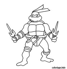 Coloriage tortue Ninja à Imprimer top 25 Free Printable Ninja Turtles Coloring Pages Line