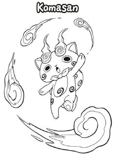Coloriage totoro à Imprimer Coloriages   Imprimer Des Personnages Fascinants De Yo Kai Watch
