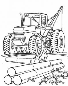 Coloriage Tracteur à Imprimer Gratuitement Index Of Coloriage Vehicule Camion Chantier