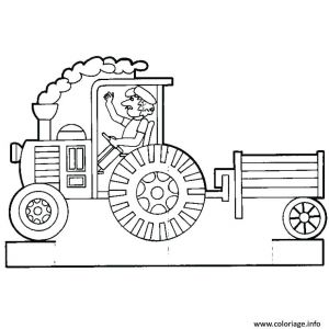 Coloriage Tracteur tom Jules Coloriage Tracteur Avec Remorque Dessin A Imprimer astradstinfo