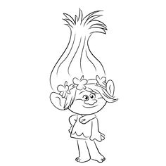 Coloriage Trolls Poppy Et Branche Les Trolls Cliquez Sur Les Liens Pour Acceder Aux Fichiers Les