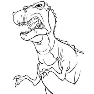 Coloriage Tyrannosaure à Imprimer Coloriage Bouche Az Coloriage