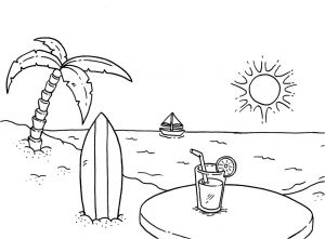 Coloriage Vacances été Maternelle Dessins Et Coloriages 5 Coloriages Spécial été En Ligne Imprimer