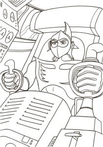 Coloriage Vaisseau Goldorak Coloriage A Imprimer Goldorak