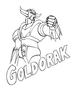 Coloriage Vaisseau Goldorak Goldorak Super Héros – Coloriages   Imprimer
