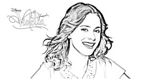 Coloriage Violette A Imprimer Gratuit Coloriage Violetta Gratuit   Imprimer