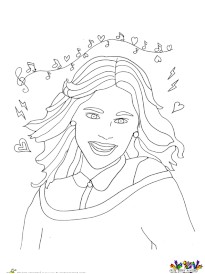 Coloriage Violette A Imprimer Gratuit Coloriage Violetta Sur Hugolescargot