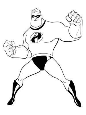 Coloriage Violette Indestructible Coloriage Monsieur Indestructible