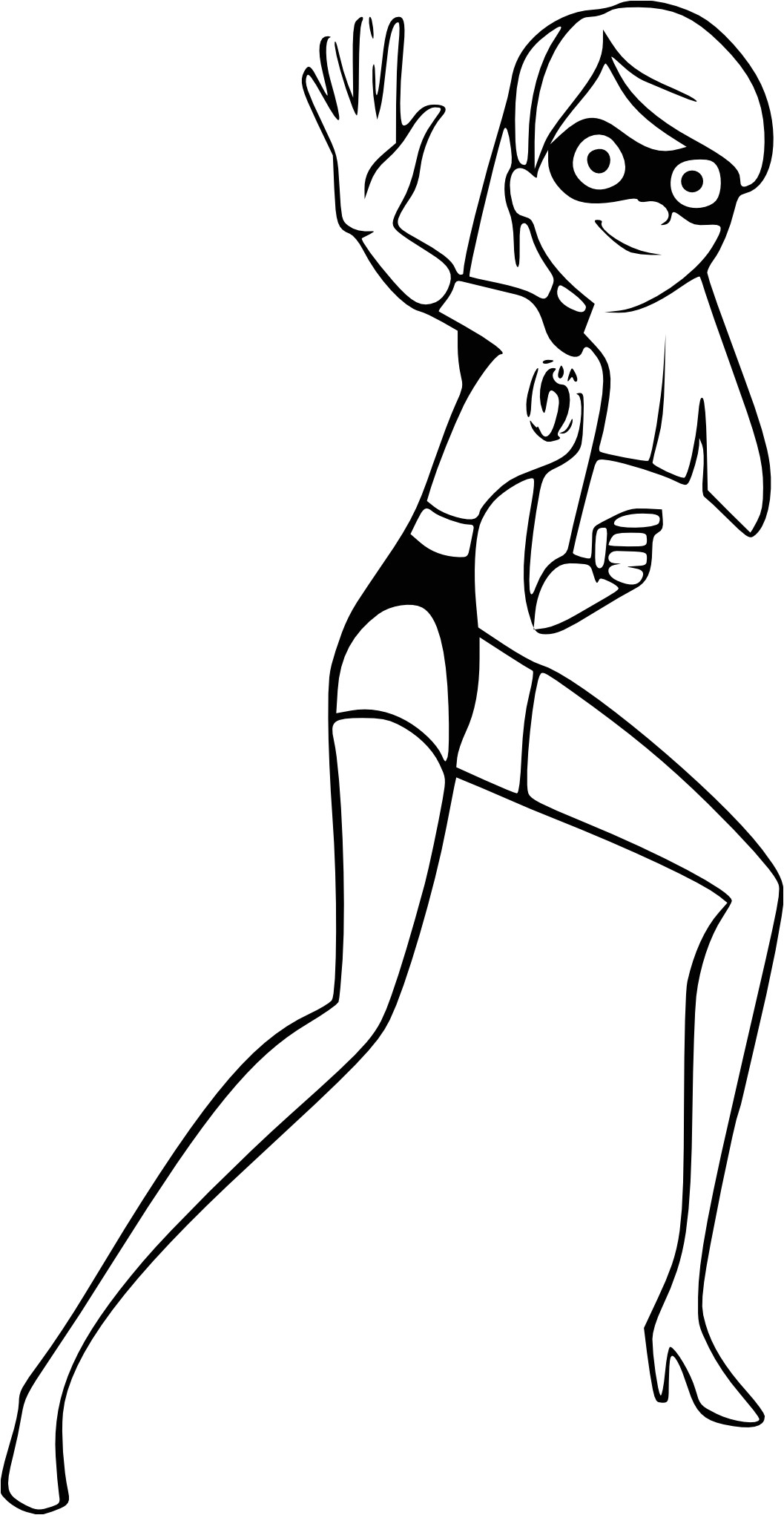 Coloriage Violette Indestructible Coloriage Violette Les Indestructibles   Imprimer