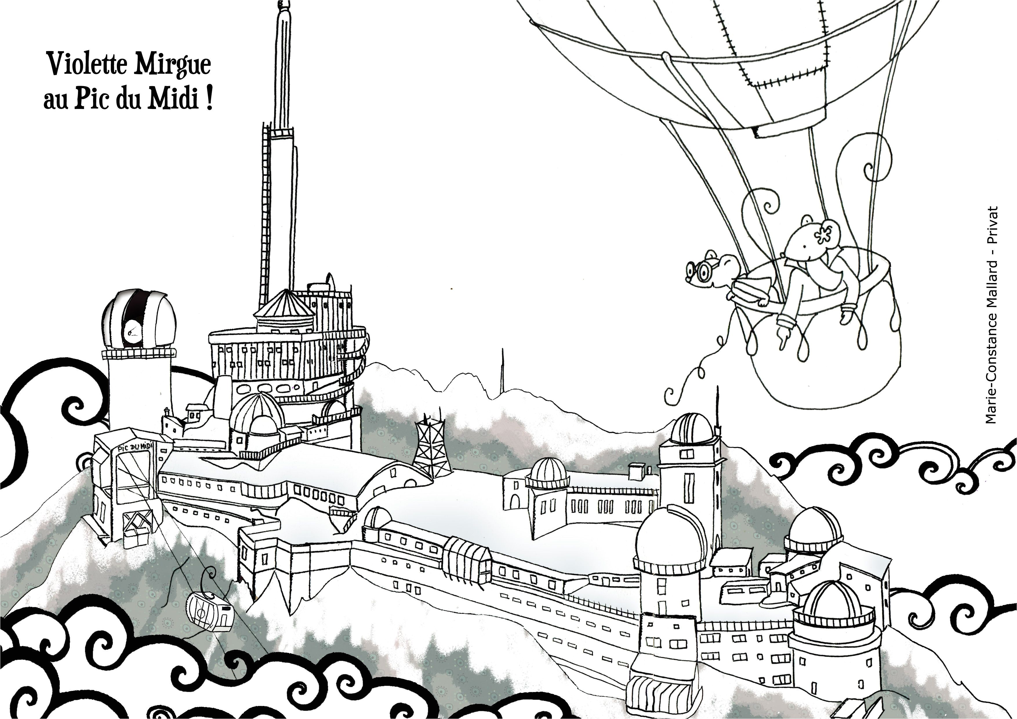 Coloriage Violette Mirgue Coloriage Pic Du Midi Violette Mirgue Violette Mirgue
