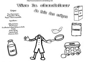 Coloriage Vive La Chandeleur Coloriages Crepes Chandeleur