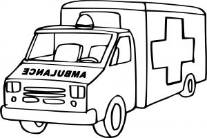 Coloriage Voiture Ambulance Coloriage Ambulance   Imprimer
