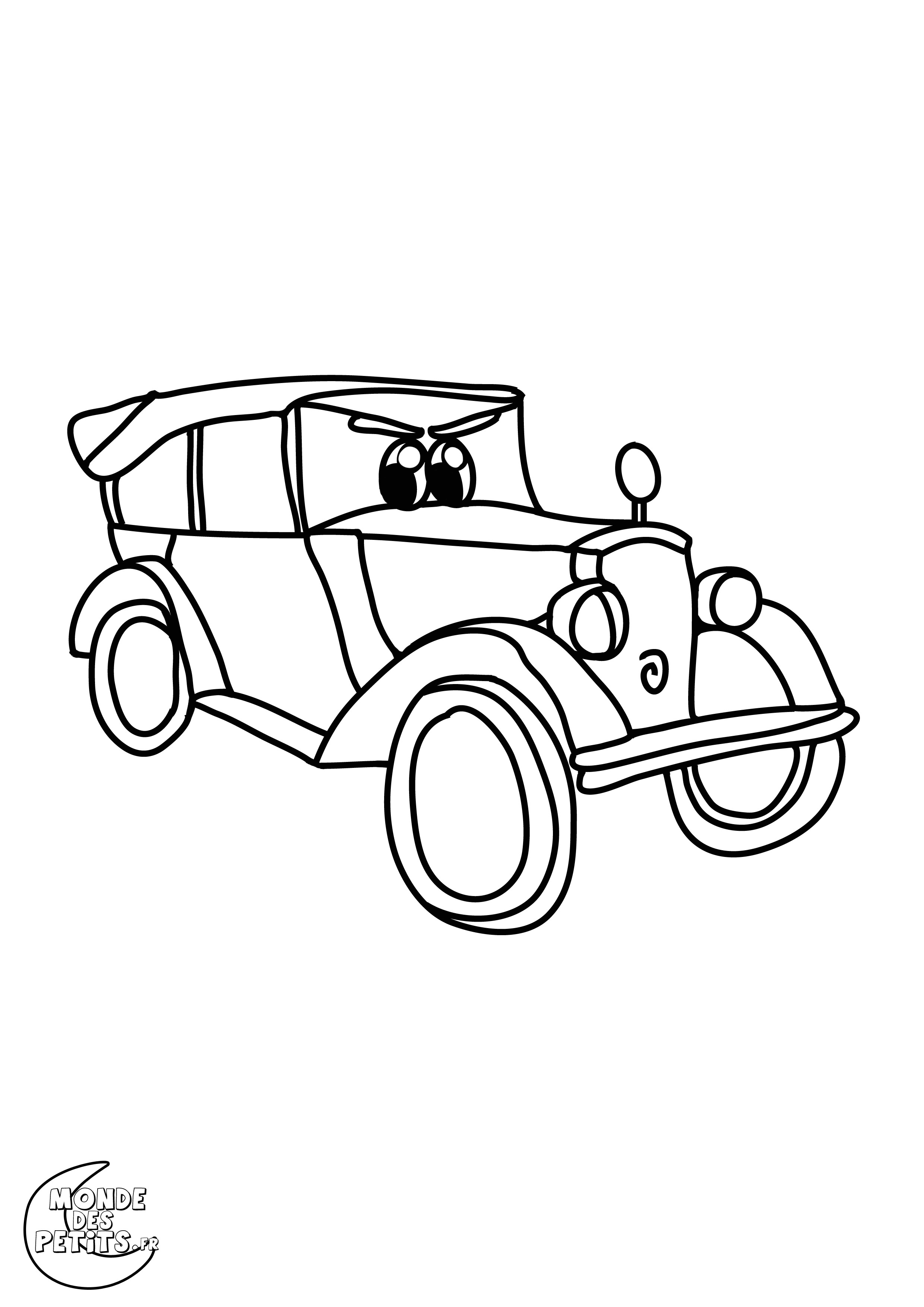 Coloriage Voiture Pour tout Petit Dessins Gratuits   Colorier Coloriage Voiture De Course   Imprimer