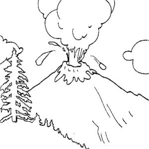 Coloriage Volcan D Auvergne Coloriage Volcan En Ligne Gratuit Imprimer
