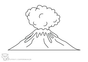 Coloriage Volcan D Auvergne Coloriages Du Volcan Coloriages Volcans – Bizwisdomfo