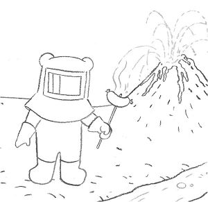 Coloriage Volcanologue Coloriage Magique Facile Les Beaux Dessins De Imprimer Et