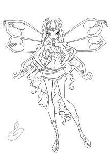 Coloriage Winx Club Winx Club Coloring Pages Google Search