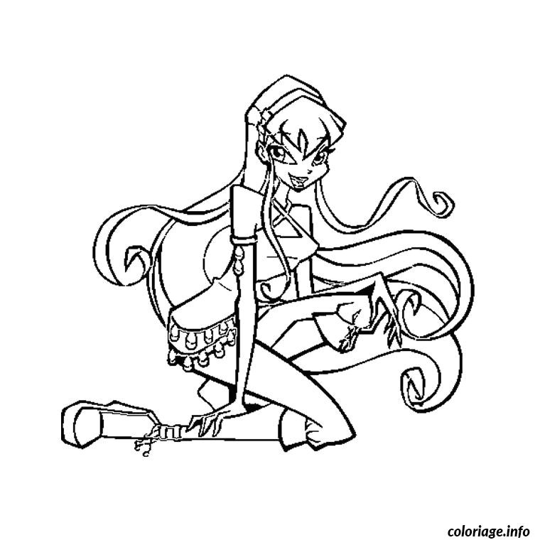 Coloriage Winx En Ligne Coloriage Winx Stella Dessin