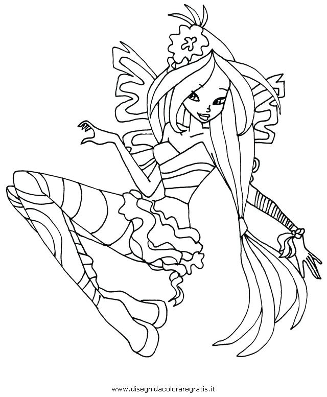 Coloriage Winx Flora Coloriage A Imprimer Winx Club Flora La Fee Gratuit Et Colorier
