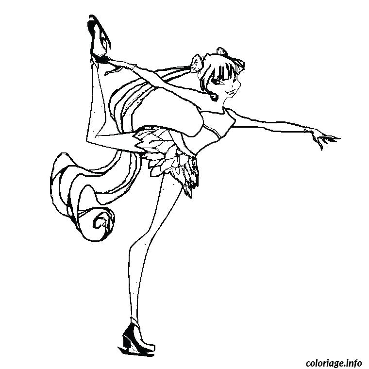 Coloriage Winx Flora Coloriage Winx Club Enchantix Dessin Tecna A Imprimer