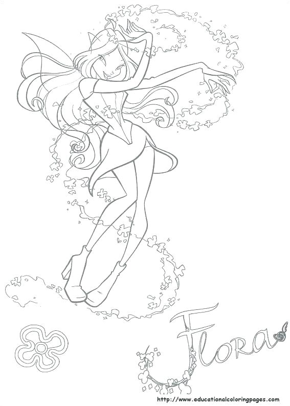 Coloriage Winx Flora Coloriage Winx Flora Weesooinfo Coloriage Winx Flora Winx Club
