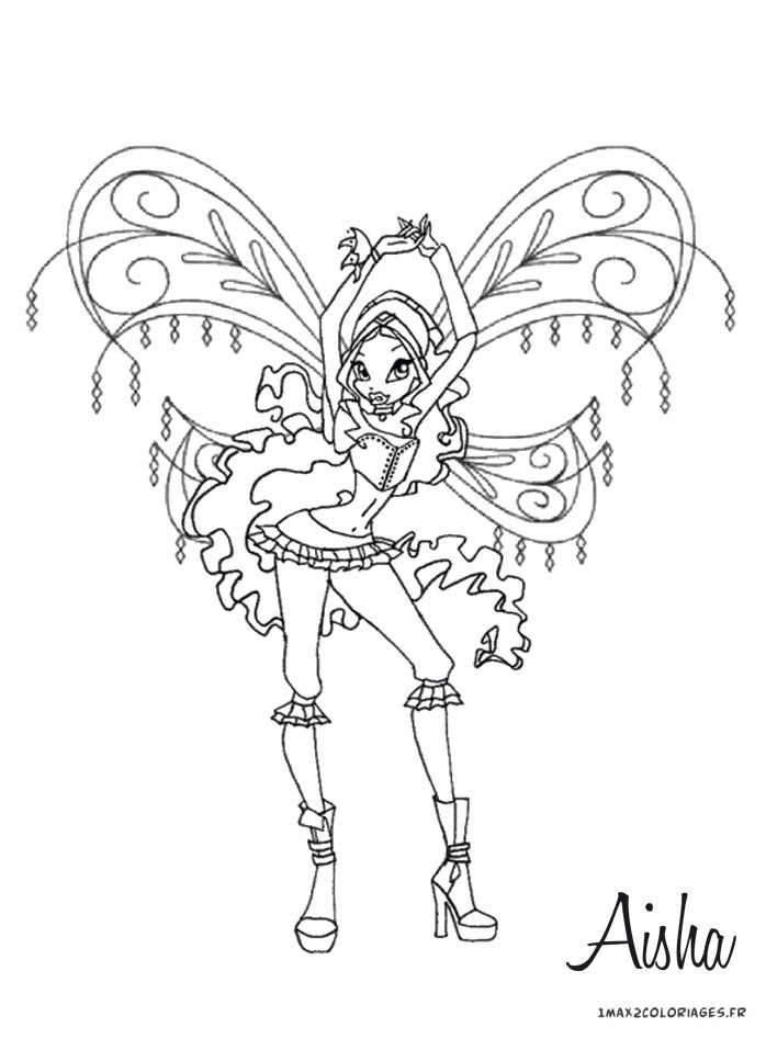 Coloriage Winx Flora Coloriage Winx Musa Elegant Coloriage Imprimer Winx Flora Du Club