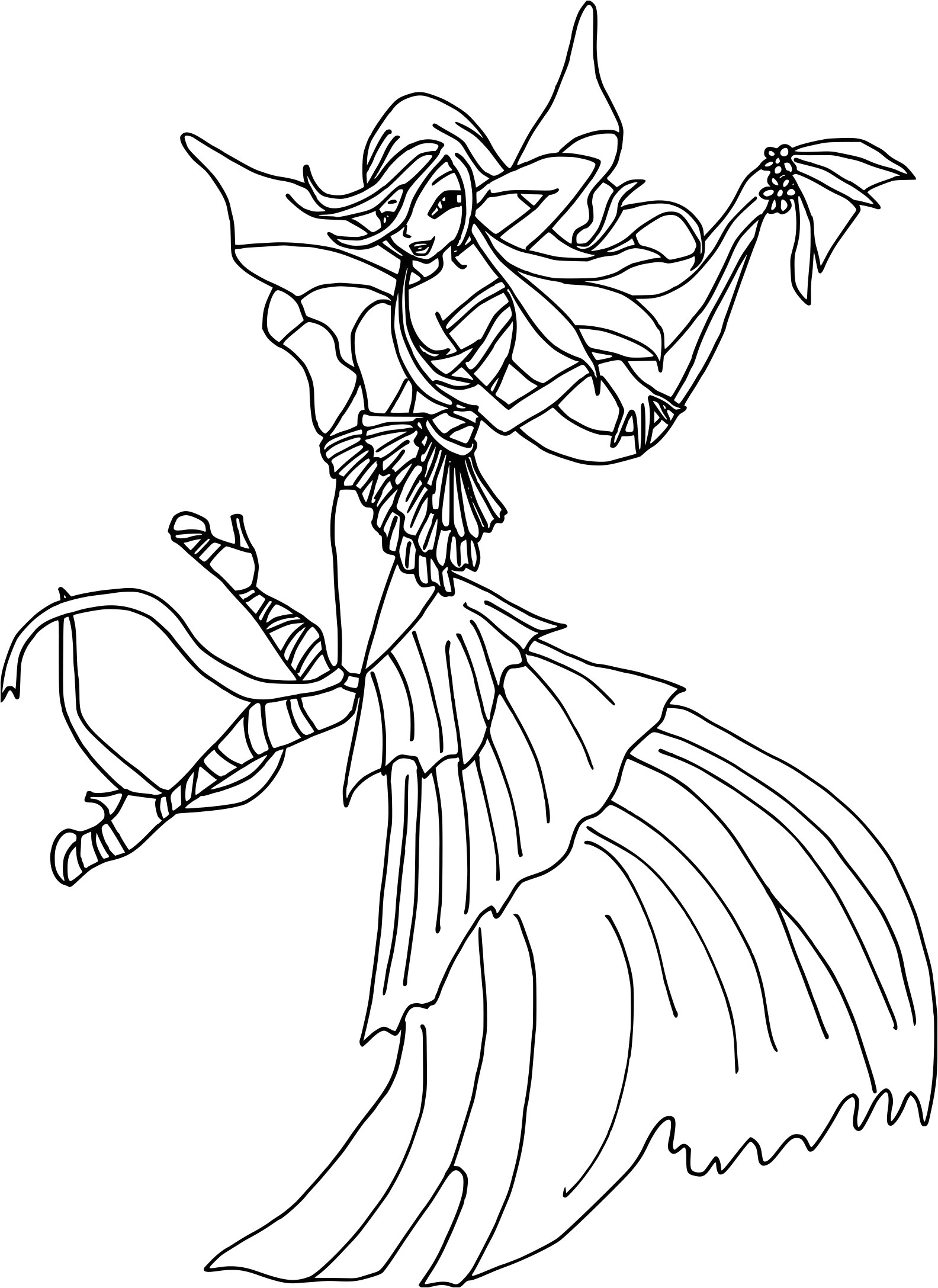 Coloriage Winx Harmonix Coloriage Musa Harmonix   Imprimer