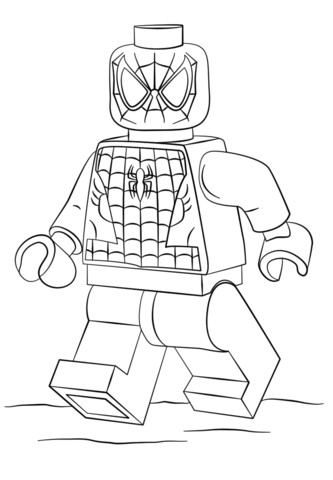 Coloriage Wolverine Lego Coloriage Spider Man Lego