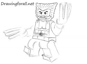 Coloriage Wolverine Lego How to Draw Lego Wolverine
