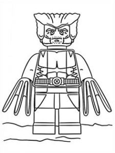 Coloriage Wolverine Lego Lego Marvel Heroes Coloring Pages 7 Libro ...