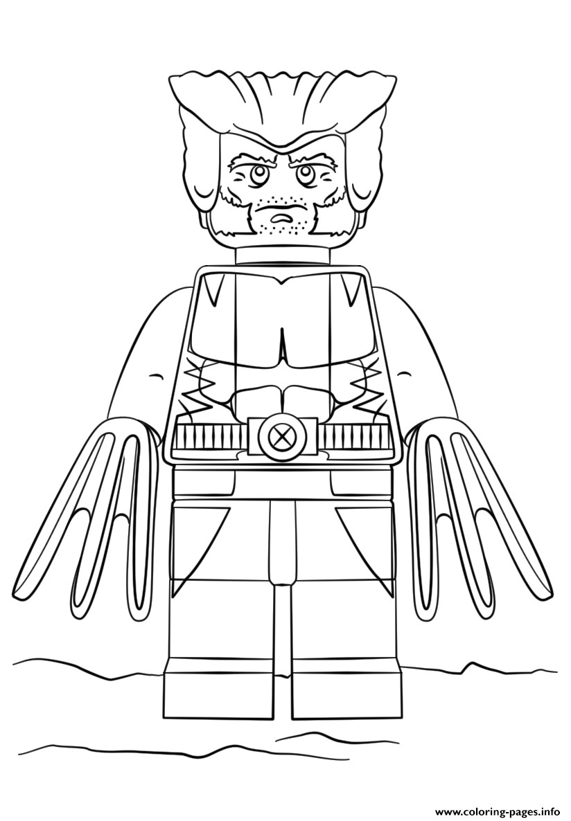 Coloriage Wolverine Lego Print Lego Wolverine Coloring Pages Kristy S Favorites