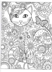 Coloriage Zen Chat à Imprimer 18 Best Coloriage Images On Pinterest