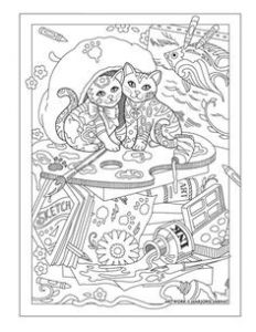 Coloriage Zen Chat à Imprimer 228 Best Coloriage Chat Images On Pinterest