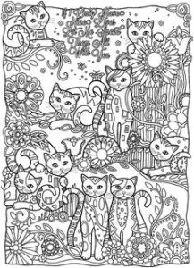 Coloriage Zen Chat à Imprimer épinglé Par СвÑÑÑк ÐогвинÑк Sur Dudling