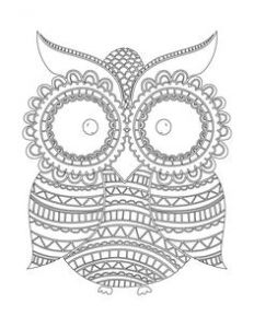 Coloriage Zen Facile à Imprimer 46 Best Coloriages De Hiboux Pour Adulte Owl Adult Coloring Pages