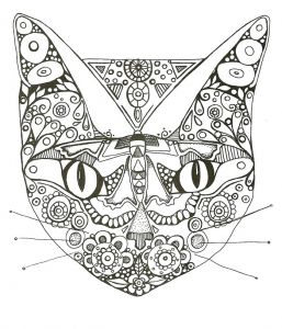Coloriages Mandalas à Imprimer Pour Adultes Coloriage Mandala De Chat A Imprimer Recherche Google Coloriages