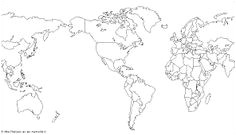 Colorier Carte Du Monde Carte Du Monde Vierge Europe Monde Carte Du Monde
