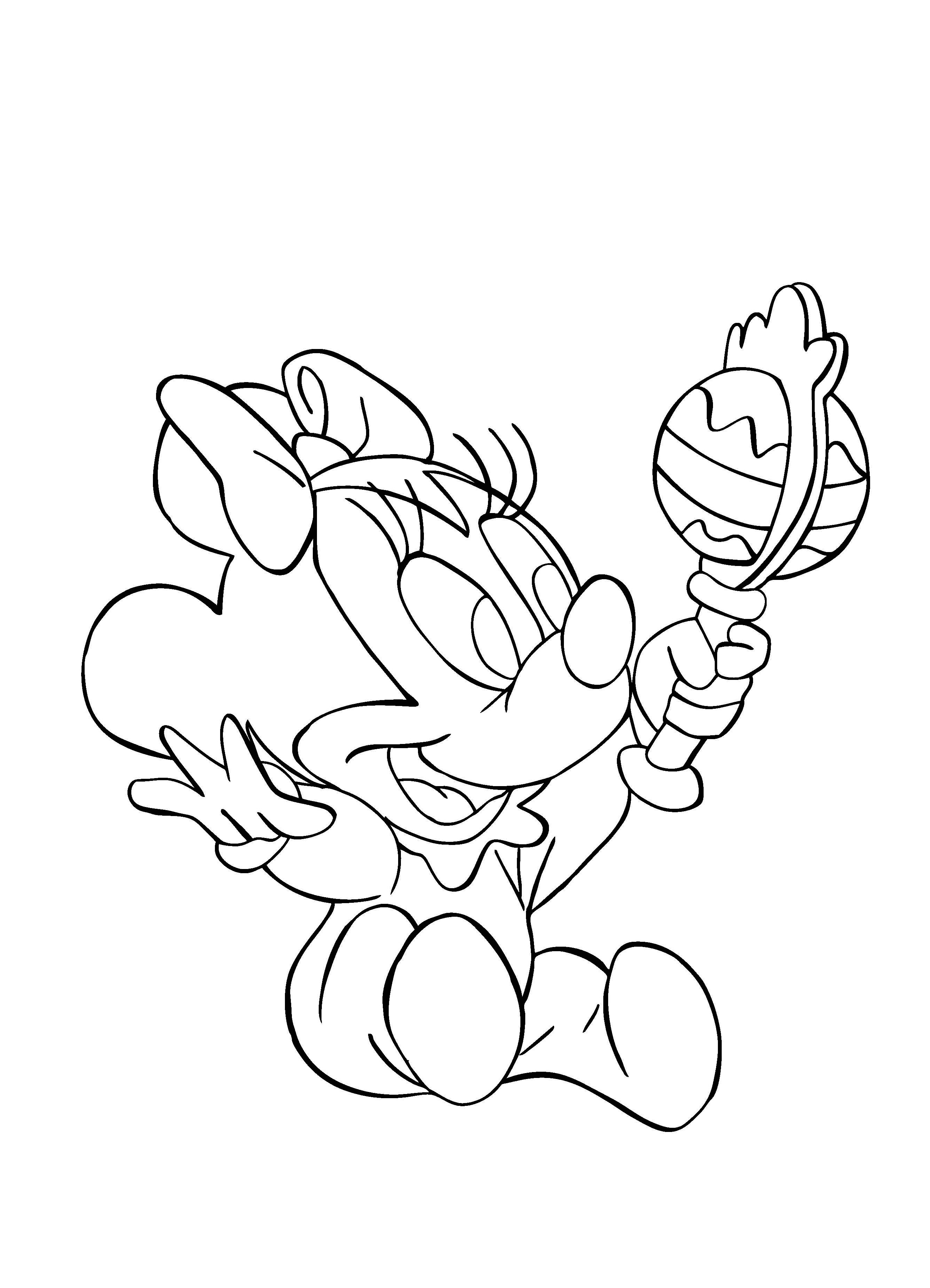 Dessin à Colorier à Imprimer Minnie élégant Dessin A Colorier Facile A Faire – Mademoiselleosaki