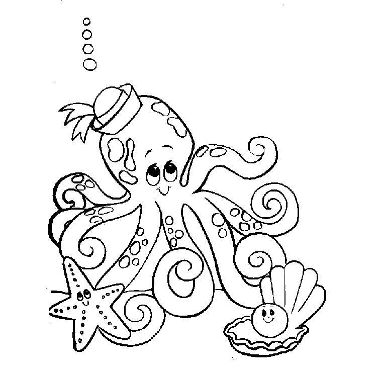 Dessin A Colorier Animaux De La Mer 145 Dessins De Coloriage Animaux   Imprimer