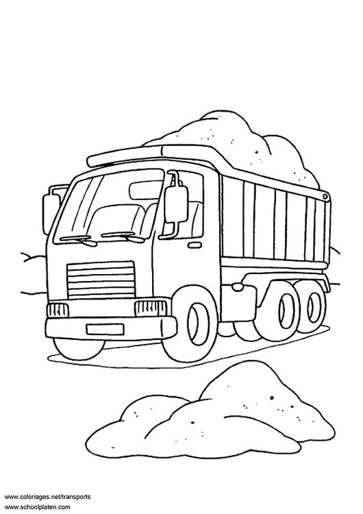 Dessin Camion Benne Coloriage Coloriage Camion Benne Img 3099