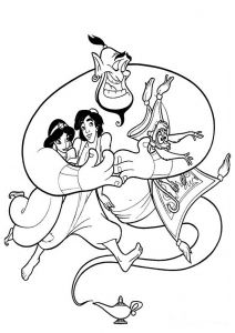 Dessin Coloriage Aladdin Dessin De Coloriage Aladdin Imprimer Cp
