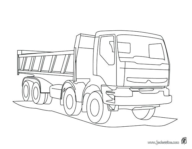 Dessin Coloriage Camion Poubelle Coloriage Camion Benne Les Beaux Dessins De Transport A Imprimer