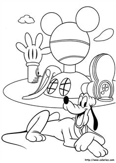 Dessin Coloriage La Maison De Mickey 62 Best Deco Mickey Images On Pinterest