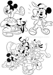 Dessin Coloriage La Maison De Mickey Coloriage Maison De Mickey