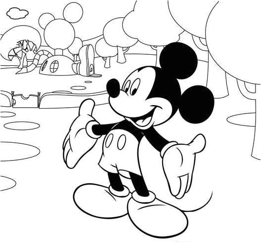 Dessin Coloriage La Maison De Mickey Coloriage Mickey En Dessin My Blog About May2018 Calendar 20